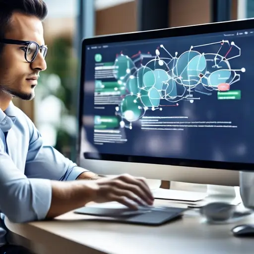 Mobiltelefon kijelzőjén SEO-elemzés grafikonjai és kulcsszókeresési adatok láthatók.